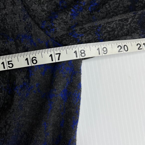 Betsey Johnson‎ Dress Asymmetrical Plaid Knit Career Formal Sheath Sz 12 - Picture 5 of 8